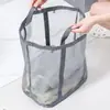 Nueva Cesta de Malla para Ropa Sucia de Gran Capacidad para el Hogar Transfronteriza Portátil Plegable para Baño Inodoro Montada en la Pared Almacenamiento de Malla