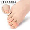 Cinta de tela pequeña con degradado, separador de dedos para manos y pies, vendaje para doblar dedos, separador de dedos superpuestos, correa elástica con velcro