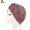 Nueva gorra con pañuelo para la cabeza para mujer, con estampado a color, estilo indio, gorro Baotou, gorro de quimioterapia, TJM-45A