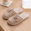 Sandalias y Chanclas de Baotou de Verano para Mujer, para Baño, Ducha, Hogar, Interior y Exterior, Antideslizantes, Planas, de Playa, con Agujeros para Mujer