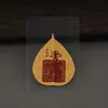 Hoja de Bodhi Fortuna Pegatina para Teléfono Móvil Cinco Ancianos Amarillo Fortuna Tara Verde Patrón del Zodiaco Hoja de Bodhi Natural Thangka Mayoreo