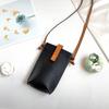 Popular Bolso Cruzado de Verano para Teléfono Móvil para Mujer, Cartera Vertical de Bloques de Color Estilo Ins, Mini Bolso Pequeño Versátil de Cuero PU, Bolso para Teléfono Móvil
