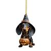 Transfronterizo Nuevo Producto Calabaza Dachshund Colgante para Coche Espejo Retrovisor Modificado Colgante Mascota Linda Creativo