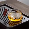 Fabricante Vidrio Té Hai Gongdao Taza Enano Madera Pájaro Flor de Ciruelo Taza Masculina Lateral Mango de Madera a Taza de Té Divisor de Té Pico de Águila Taza Masculina