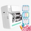 Mini Impresora Popular para Estudiantes, Set de Impresora Térmica Portátil Bluetooth para Fotos y Etiquetas, Conectable para Corregir Errores