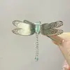 Pasador de pelo de libélula y mariposa de alta gama, nicho, exquisitos accesorios para el cabello, pinza para el pelo, accesorios de principios de primavera, pinza de pico de pato, venta al por mayor en Yiwu