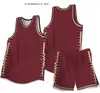 Uniformes de Baloncesto Americanos de Alta Calidad, Modernos para Adultos, con Impresión de Logo Personalizado para Juegos Deportivos Juveniles, de Secado Rápido y Transpirables