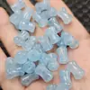 Ágata de Bambú Acuamarina Cuentas Sueltas de Jade Cuarzo Azul Agua Roca de Jade Accesorios para Joyería DIY Cuentas de Jade