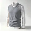 Comercio Electrónico Transfronterizo Nuevo Otoño/Invierno Cuello en V Sin Mangas Punto Z Vest Suéter Base