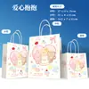 Sacolas de Papel Kraft com Logo Personalizado, Sacolas Tote para Presente do Festival do Barco-Dragão, Sacolas de Papel para Embalagem Takeaway de Catering para Leite com Chá e Café em Estoque