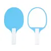 Espelho de Maquiagem Portátil Design de Raquete de Ping Pong Espelho de Retoque Portátil LOGOTIPO Personalizado Várias Cores Disponíveis Venda Quente Transfronteiriça Em Estoque