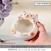 Cinzeiro de Cerâmica Gato de Luxo para Sala de Estar em Casa, Cinzeiro Criativo Anti-Cinzas para Escritório Personalizado Atacado