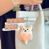 Colgante de peluche de helado de dibujos animados, muñeco de helado de animal lindo, accesorio de llavero para bolso de alta apariencia