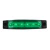 Exportación transfronteriza 6LED 12V/24vled cinta de doble cara luz lateral pequeña larga luz lateral de camión luz lateral de camión