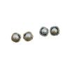 Pendientes sencillos de perlas de agua dulce con circonita cuadrada para mujer, de alta gama, ligeros, de lujo, de estilo nicho, de moda sencilla para otoño e invierno.