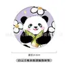 Posavasos redondos de corcho con diseño de panda, bonito tesoro nacional, venta al por mayor de fábrica, antideslizantes, absorbentes, para viajes, regalos periféricos