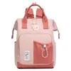 Nova bolsa de maternidade transfronteiriça, bolsa de armazenamento simples multifuncional, grande capacidade, pode ser carregada como bolsa de ombro ou bolsa de mão, mochila feminina moderna