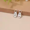 Colgante de Plata de Xizang Nuevo Hecho a Mano Accesorios DIY Colgante Pequeño Nafu de la Suerte de Plata Antigua Material para Joyería de Pulsera de Cuentas