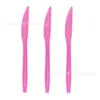 Bandera Rosa Minilla Transfronteriza Colgante Plato de 7 pulgadas Plato de 9 pulgadas Servilleta Vaso de Papel Decoraciones para Fiesta de Cumpleaños Pancarta Pastel