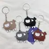 Lindo colgante de peluche de oveja pequeña de cuero sintético, llavero de cordero de dibujos animados, decoración de juguete, charm para mochila, venta al por mayor