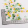 Hebilla de Seguridad de Vidrio Colorido de 12 mm Placa Suelta Cuentas Planas Redondas Cuentas DIY Hecho a Mano Ropa Bolsa Llavero Accesorios de Joyería