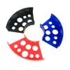 Estante de Color para Tatuajes Forma de Abanico Plástico Set de Estantes de Color Soporte-Estante de Color de 8 Agujeros Portavasos de Color para Tatuajes
