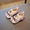 Zapatos de Princesa para Bebé Niña con Lazo, Suela Suave, Verano 2024 Nuevos, Transpirables, de Piel Pequeña, Lindos Zapatos para Niños Pequeños