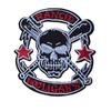 En stock venta al por mayor costura planchado tela insignia caricatura toalla bordado parche de avión insignia de león brazalete