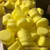 Esponja de Poliuretano Waxado Pu de Alta Densidad Redonda para Lavado de Autos Platos Cepillo Esponja Decontaminante Hoja de Esponja