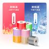 Fábrica directa de pegatinas adhesivas termosensibles a prueba de tres Shangyue papel adhesivo termosensible rojo, amarillo, azul, verde y morado