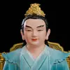 Estátua de resina de uma senhora idosa negra, das Quatro Grandes Famílias do Nordeste da China, incluindo Hu San, Mang Xian, Chang Xian e Huang San, com acabamento na cor bronze, usada como peça decorativa para altares budistas.