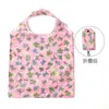 Bolsa de Compras para Supermercado Plegable Ligera Ecológica Bolso de Mano para Mujer Gran Capacidad Portátil de Tela Oxford Almacenamiento