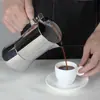 Taza de café de cerámica estilo europeo, taza de espresso italiana, juego simple de taza y platillo de café de cerámica