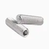 Fabricante Original Acero Inoxidable 201 Din913 Tornillo Prisionero de Cabeza Hexagonal M2-M16 Punta Plana Tornillo de Máquina