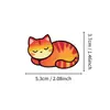 Compra Directa Transfronteriza de 50 Pegatinas Lindas de Gato de Color Degradado, Pegatinas Decorativas Impermeables para Fundas de Teléfono, Cuadernos y Equipaje