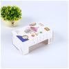 Caixa de papel com janela aberta, caixa de brinquedos infantis, caixa para produtos de cuidados com a pele, impressão colorida com laminação UV fosca e hot stamping, personalização profissional