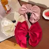 Presilha de Cabelo de Cetim Versátil com Laço Coreana para Mulheres, Presilha Doce para Coque e Rabo de Cavalo, Acessório de Cabelo para Cabelos Finos, Presilha de Tubarão para Penteados