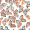 Acessórios de Borboleta de Vidro Contas Soltas Contas Coloridas Transparentes Bijuterias Fita de Cabeça DIY Corrente para Celular Acessórios de Cabelo Materiais Artesanais