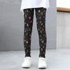 Leggings Stretch Infantis Calças de Menina Verão Finas Bebê Seda de Leite Estampadas Calças Longas Não Fazem Bolinhas Fabricantes