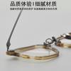 Gafas de Titanio Puro con Montura Cuadrada y Forma Polygonal As005 Placa Texturizada Montura Lisa Moda para Hombres y Mujeres Estilo Literario Se Pueden Equipar con Lentes