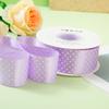 Cinta de Poliéster con Lunares Importada de Japón de 4 cm con Lazo de Cinta Macarrón con Lunares Brillantes Accesorios DIY Accesorios para el Cabello Cinta