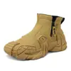 Botas de Verano para Hombre sin Cordones para Exteriores, Zapatillas de Tejido Fly-Knit de Talla Grande Transfronterizas, Zapatos de Moda con Suela Gruesa de Tendencia, Dropshipping