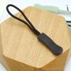 Em estoque Puxador Corda Zíper Cabeça Cordão Preto Espessado Corda Pendurada Puxador Corda de Reboque de Silicone Puxador Corda