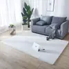 Entrega Transfronteriza Alfombra de Pelo de Conejo de Imitación Tapete de Piso Sala de Estar Dormitorio Mesita de Noche Resistente a las Manchas Fácil Cuidado Felpa Manta de Mesita de Noche Manta para Sala de Estar