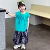Conjunto sin mangas para niño Verano 2026 Ropa deportiva nueva Elegante Fresco Pantalones a prueba de mosquitos Conjunto de dos piezas Moderno