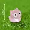 Muñeca de búho de ojos grandes luminosa para Nuevo Producto Transfronterizo, Adornos DIY para Paisajismo de Jardín y Granja, Micro Paisaje, Adornos Pequeños