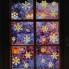 1.0m Copo de Nieve Dorado Pegatinas de Pared Navideñas Decoración de Ventana Habitación Pegatinas de Pared Autoadhesivas Venta al por Mayor Pintura