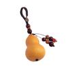 Chaveiro de carro estilo nacional, pingente de cabaça pequena natural, chaveiro original de alta qualidade, torção manual, pingente de cabaça Wenwan, presente