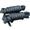 Fornecedor da Fábrica Corda de Poliéster Nylon Trançada Dupla de Alta Resistência 6-30mm Preta e Branca Colorida Corda de Puxar Corda de Reboque Que Pode Ser Cortada