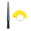 Varilla medidora de anillos de plástico HKUS 1-33, herramienta de detección de tamaño de dedo con código Harbour para anillos de medición de anillos Harbour